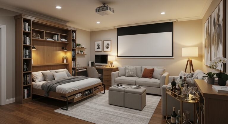 Small Home Office Entertainment Room: Smart Ideas for Work & Play