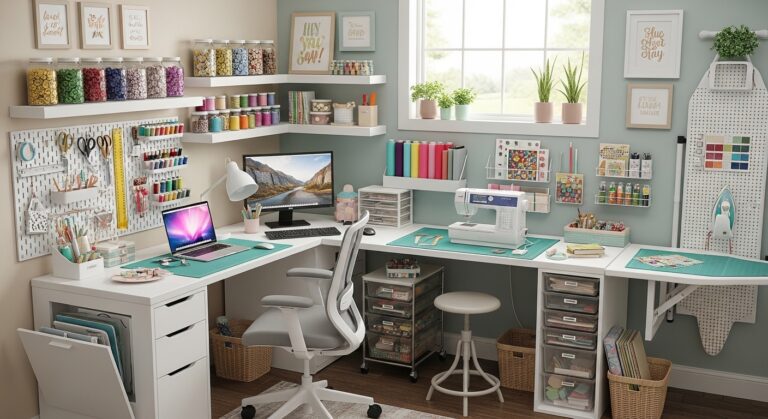Small Home Office Craft Room Combo: Create a Space You’ll Love